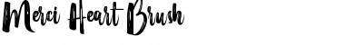 Download Merci Heart Brush Font Download Merci Heart Brush Font