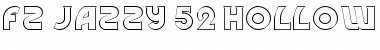Download FZ JAZZY 52 HOLLOW Font Download FZ JAZZY 52 HOLLOW Font