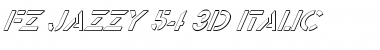 Download FZ JAZZY 54 3D ITALIC Font Download FZ JAZZY 54 3D ITALIC Font