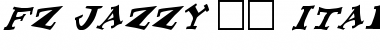 Download FZ JAZZY 55 ITALIC Font Download FZ JAZZY 55 ITALIC Font