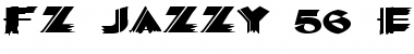 Download FZ JAZZY 56 EX Font Download FZ JAZZY 56 EX Font