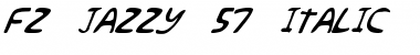 Download FZ JAZZY 57 ITALIC Font Download FZ JAZZY 57 ITALIC Font