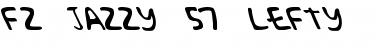 Download FZ JAZZY 57 LEFTY Font Download FZ JAZZY 57 LEFTY Font