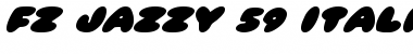 Download FZ JAZZY 59 ITALIC Font Download FZ JAZZY 59 ITALIC Font