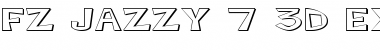 Download FZ JAZZY 7 3D EX Font Download FZ JAZZY 7 3D EX Font