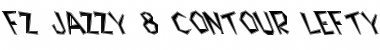 Download FZ JAZZY 8 CONTOUR LEFTY Font Download FZ JAZZY 8 CONTOUR LEFTY Font