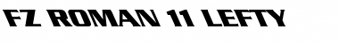 Download FZ ROMAN 11 LEFTY Font Download FZ ROMAN 11 LEFTY Font