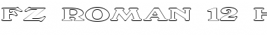 Download FZ ROMAN 12 HOLLOW EX Font Download FZ ROMAN 12 HOLLOW EX Font