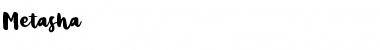 Download Metasha Font Download Metasha Font