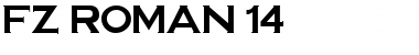 Download FZ ROMAN 14 Font Download FZ ROMAN 14 Font