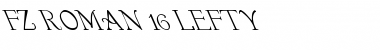 Download FZ ROMAN 16 LEFTY Font Download FZ ROMAN 16 LEFTY Font