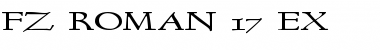 Download FZ ROMAN 17 EX Font Download FZ ROMAN 17 EX Font