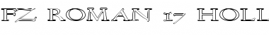 Download FZ ROMAN 17 HOLLOW EX Font Download FZ ROMAN 17 HOLLOW EX Font