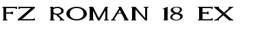 Download FZ ROMAN 18 EX Font Download FZ ROMAN 18 EX Font