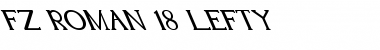 Download FZ ROMAN 18 LEFTY Font Download FZ ROMAN 18 LEFTY Font
