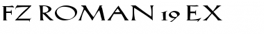Download FZ ROMAN 19 EX Font Download FZ ROMAN 19 EX Font