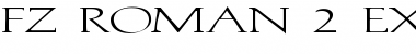 Download FZ ROMAN 2 EX Font Download FZ ROMAN 2 EX Font