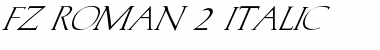 Download FZ ROMAN 2 ITALIC Font Download FZ ROMAN 2 ITALIC Font