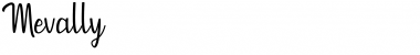 Download Mevally Font Download Mevally Font