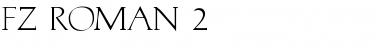 Download FZ ROMAN 2 Font Download FZ ROMAN 2 Font
