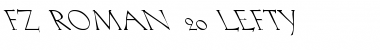 Download FZ ROMAN 20 LEFTY Font Download FZ ROMAN 20 LEFTY Font