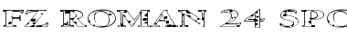 Download FZ ROMAN 24 SPOTTED EX Font Download FZ ROMAN 24 SPOTTED EX Font