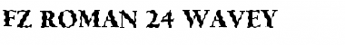 Download FZ ROMAN 24 WAVEY Font Download FZ ROMAN 24 WAVEY Font