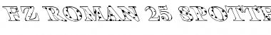 Download FZ ROMAN 25 SPOTTED LEFTY Font Download FZ ROMAN 25 SPOTTED LEFTY Font