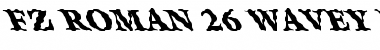 Download FZ ROMAN 26 WAVEY LEFTY Font Download FZ ROMAN 26 WAVEY LEFTY Font