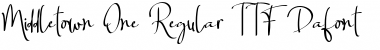 Download Middletown One_Regular Font Download Middletown One_Regular Font