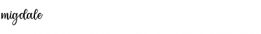 Download migdale Font Download migdale Font