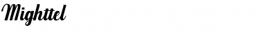 Download Mighttel Font Download Mighttel Font