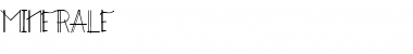 Download MINERALE Font Download MINERALE Font
