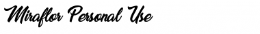 Download Miraflor Personal Use Font Download Miraflor Personal Use Font
