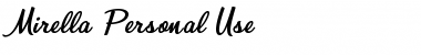 Download Mirella Personal Use Font Download Mirella Personal Use Font