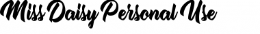 Download Miss Daisy Personal Use Font Download Miss Daisy Personal Use Font