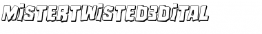 Download Mister Twisted 3D Italic Font Download Mister Twisted 3D Italic Font