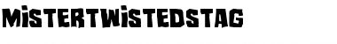 Download Mister Twisted Staggered Font Download Mister Twisted Staggered Font