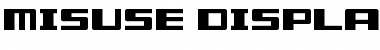 Download Misuse Font Download Misuse Font