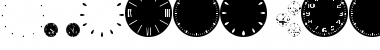 Download GA Clock Dial Round Font Download GA Clock Dial Round Font