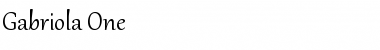 Download Gabriola One Font Download Gabriola One Font