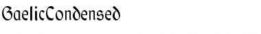 Download GaelicCondensed Font Download GaelicCondensed Font