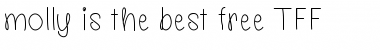 Download Molly is the Best Font Download Molly is the Best Font