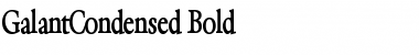 Download GalantCondensed Font Download GalantCondensed Font