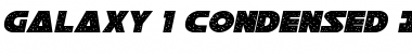 Download Galaxy 1 Condensed Italic Font Download Galaxy 1 Condensed Italic Font