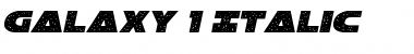 Download Galaxy 1 Italic Font Download Galaxy 1 Italic Font