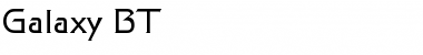 Download Galaxy BT Font Download Galaxy BT Font