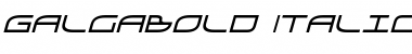 Download Galga Bold Italic Font Download Galga Bold Italic Font