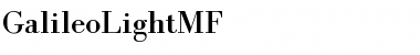 Download GalileoLightMF Font Download GalileoLightMF Font