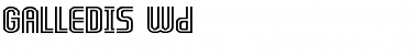 Download GALLEDIS Wd Font Download GALLEDIS Wd Font